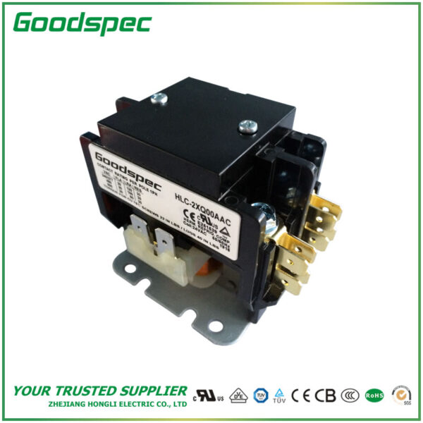 HC-2XQ00AAC(2P/20A/24VAC)Definite Purpose Contactor