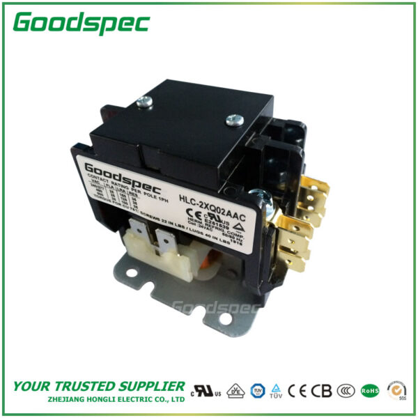 HLC-2XQ02AAC.jpg C-2XQ02AAC(2P/30A/24VAC) Definite Purpose Contactor