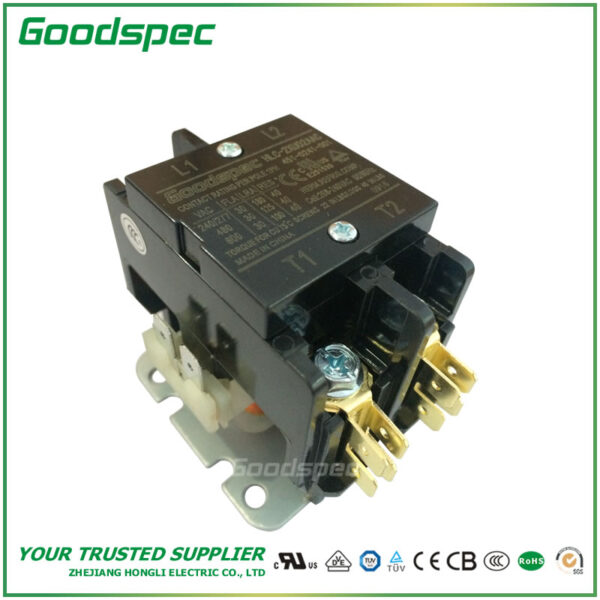 HLC-2XU02AAC.jpg GC-2XU02AAC (2POLES/30A/208-240VAC) DEFINITE PURPOSE CONTACTOR