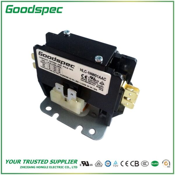 HLC-1NW01AAC(1P/25A/380-400VAC) Definite Purpose Contactor