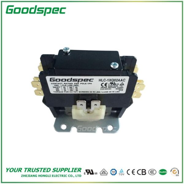 HLC-1XQ02AAC(1P/30A/24VAC) Definite Purpose Contactor