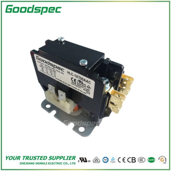HLC-1XT00AAC(1P/20A/120VAC) Definite Purpose Contactor