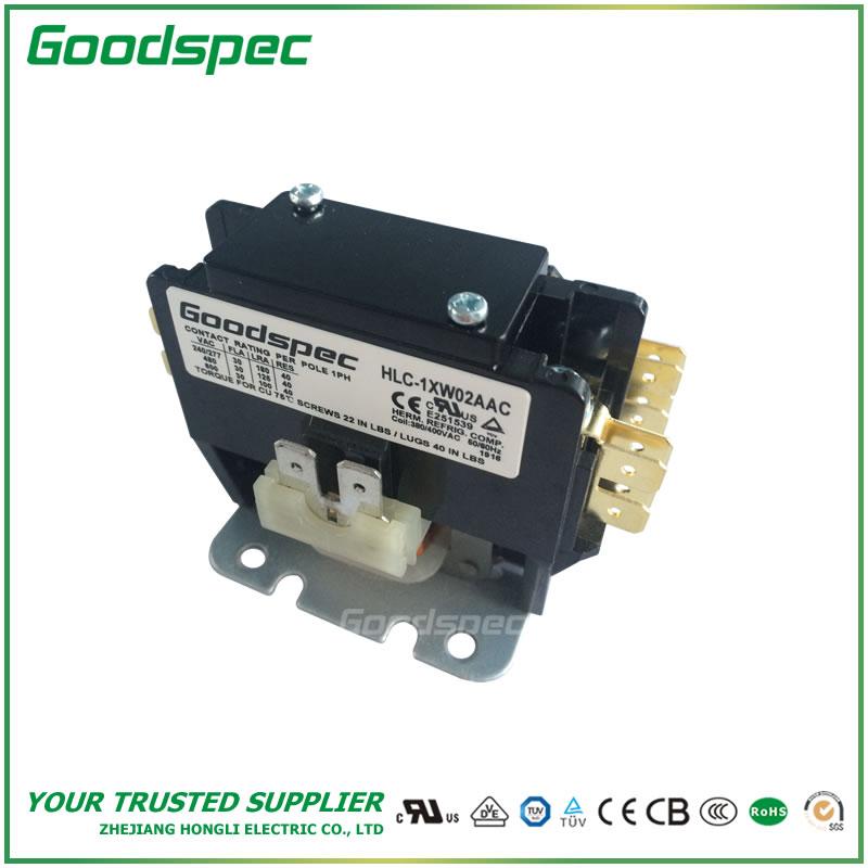 HLC-1XW02AAC(1P/30A/380-400VAC) DEFINITE PURPOSE CONTACTOR