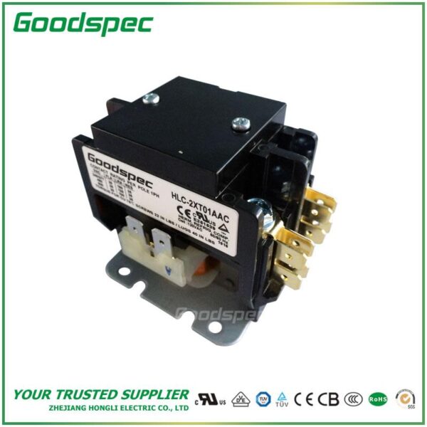 HLC-2XT01AAC(2P/25A/24VAC)Definite Purpose Contactor
