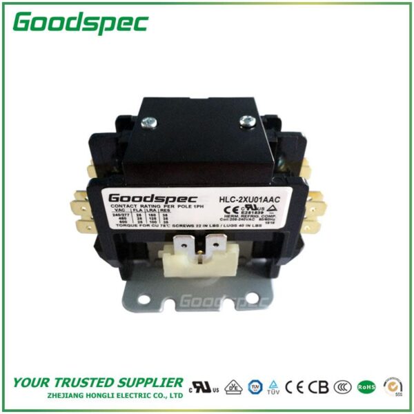 products-HLC-2XU01AAC-003.jpg HLC-2XU01AAC(2P/25A/208-240VAC) Definite Purpose Contactor