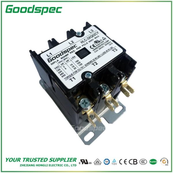C-3XQ02CY(3P/30A/24VAC)DEFINITE PURPOSE CONTACTOR