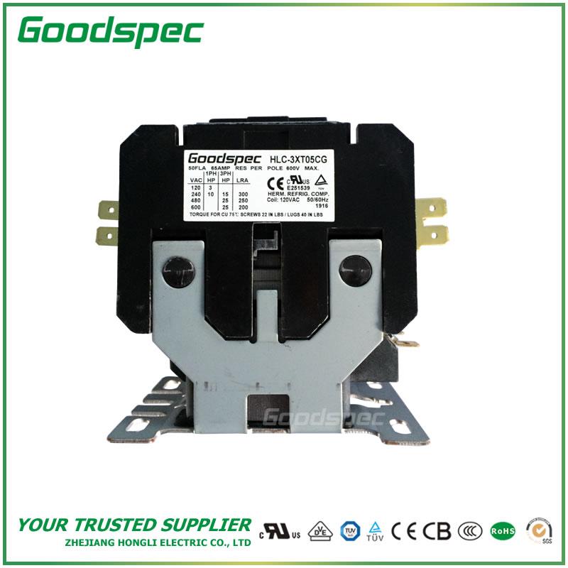 products-HLC-3XT05CG-001.jpg HLC-3XT05CG(3P/50A/120VAC)DEFINITE PURPOSE CONTACTOR