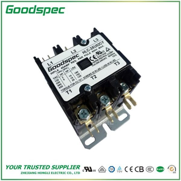 C-3XU02CY(3P/30A/208-240VAC)DEFINITE PURPOSE CONTACTOR