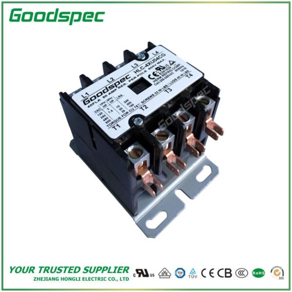 HLC-4XU04CG(4P/40A/208-240V) DEFINITE PURPOSE CONTACTOR