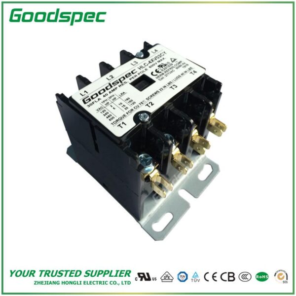 HLC-4XV02CY(4P/30A/277V)DEFINITE PURPOSE CONTACTOR
